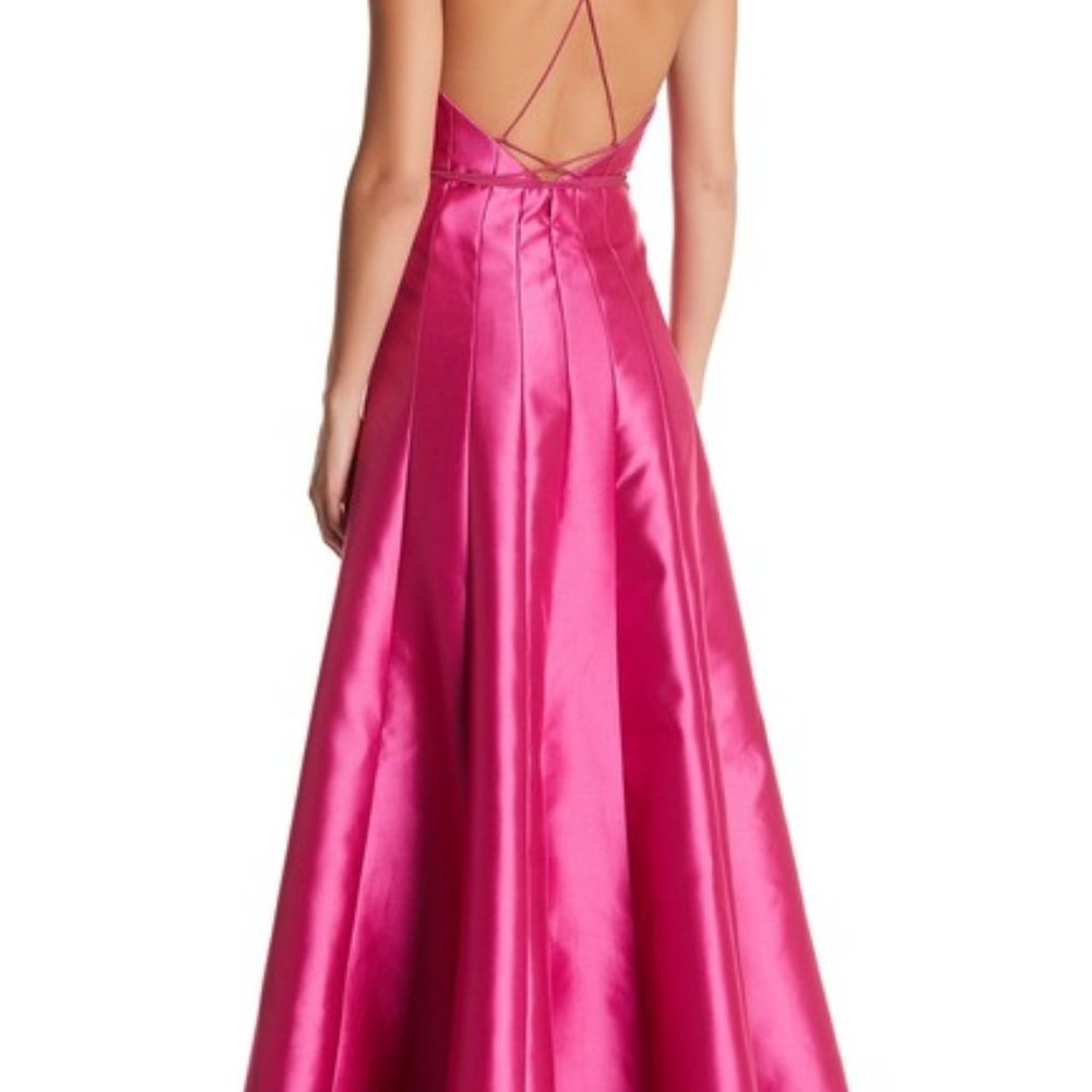 Phoebe Couture Halter Hi-Lo Prom Dress Sz 6 NWT